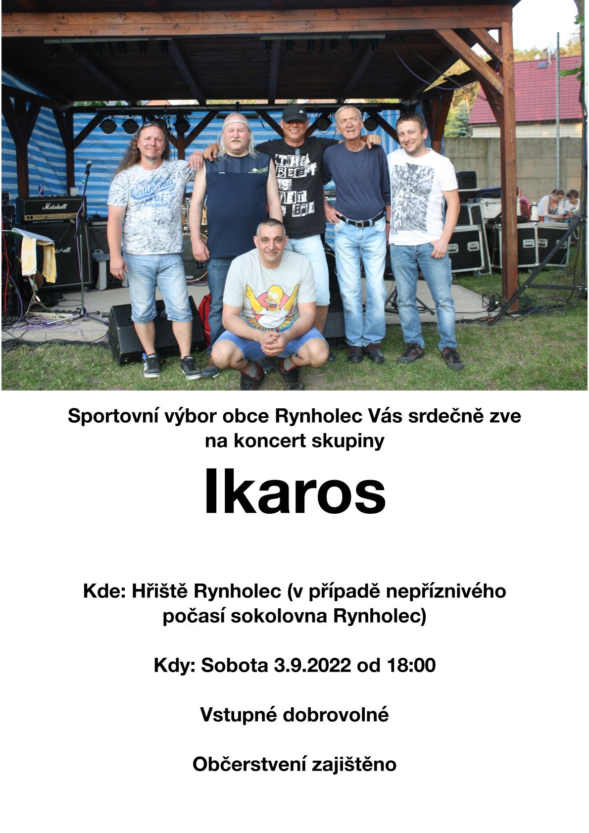 Koncert skupiny Ikaros